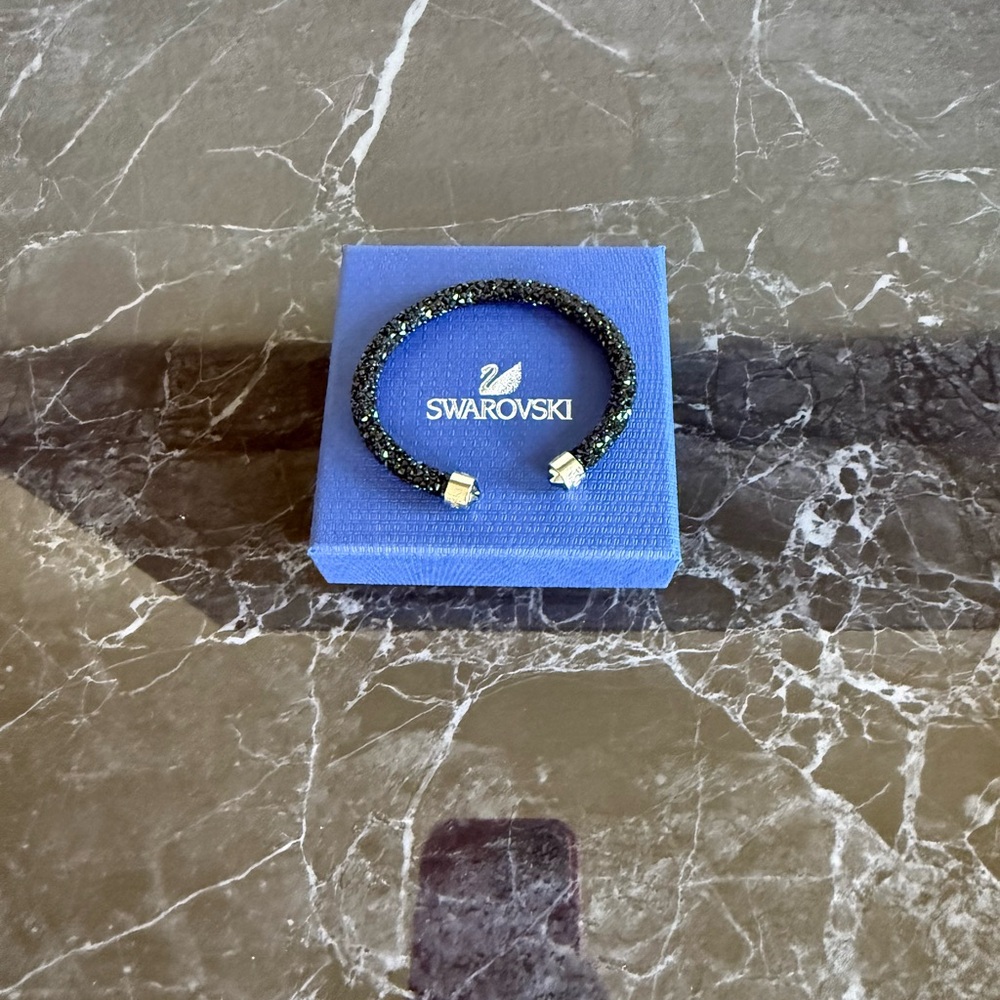 Swarovski Black Cuff Bracelet